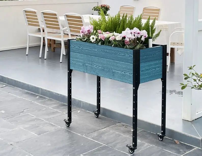 Everbloom-S333618W-B-G-Self-Watering-Mobile-Elevated-Garden