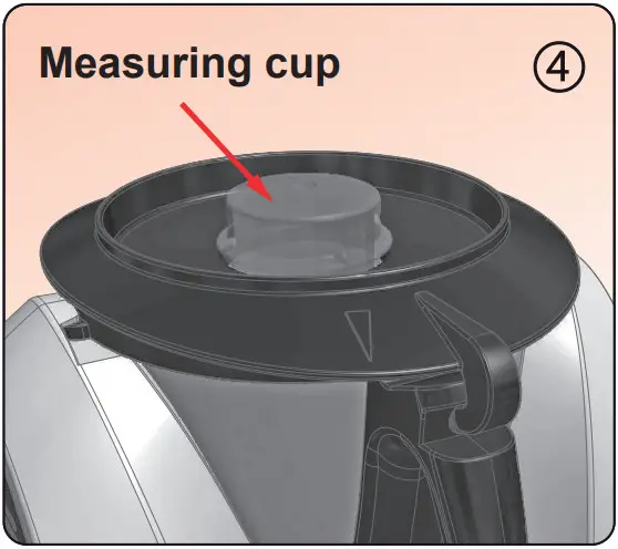 caterChef 450100 Multifunction Food Blender - Measuring cup