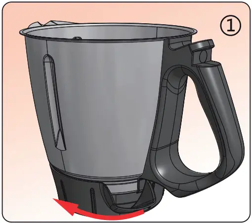 caterChef 450100 Multifunction Food Blender - Mixing blade 1