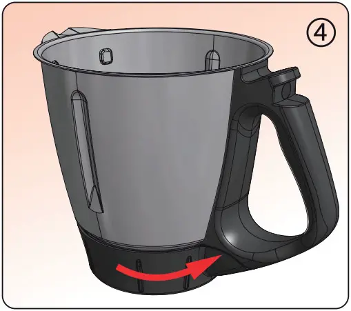 caterChef 450100 Multifunction Food Blender - Mixing blade 4