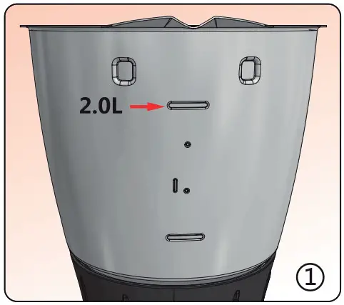 caterChef 450100 Multifunction Food Blender - Mixing bowl 1