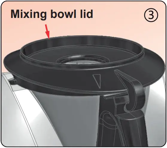 caterChef 450100 Multifunction Food Blender - Mixing bowl lid