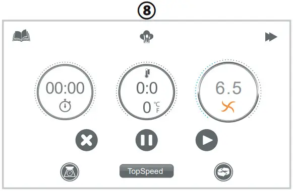 caterChef 450100 Multifunction Food Blender - Speed level set