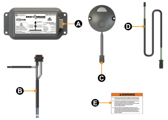 LiPPERT 2020122271 Sway Command Kit - Parts List