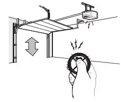 Merlin E980M Water Resistant Four Button Remote Control Instructions - HOW TO USE THE REMOTE