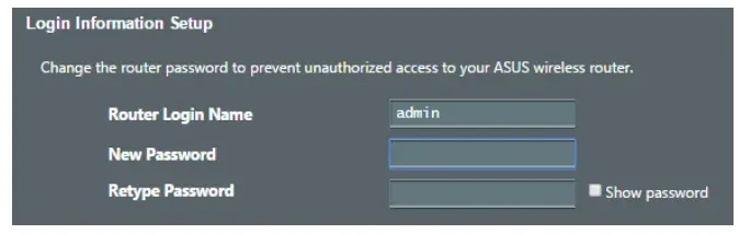 ASUS RT-AC67P Dual band AC WiFi Router- password