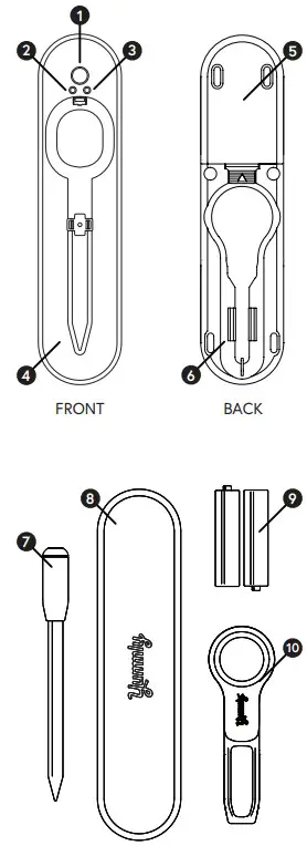 Yummly Thermometer YTE000W5K - WHAT ’’S INCLUDED