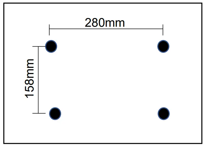 electriQ DPHW1500W 1500W Wall Mountable Designer Panel Heater - FIGURE 1