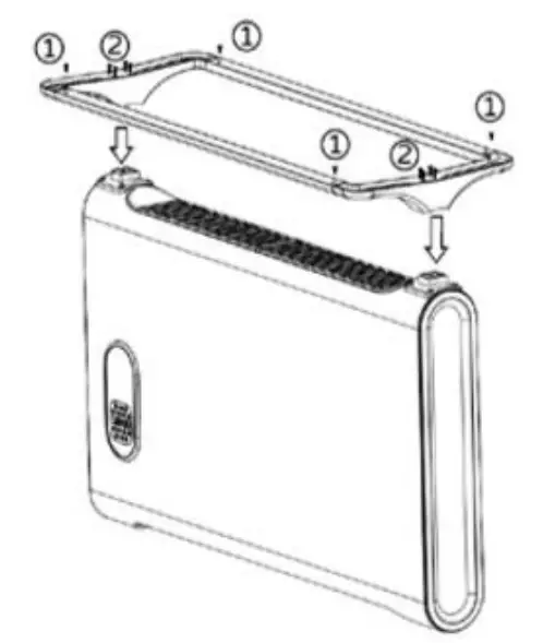 electriQ DPHW1500W 1500W Wall Mountable Designer Panel Heater - FIGURE 2