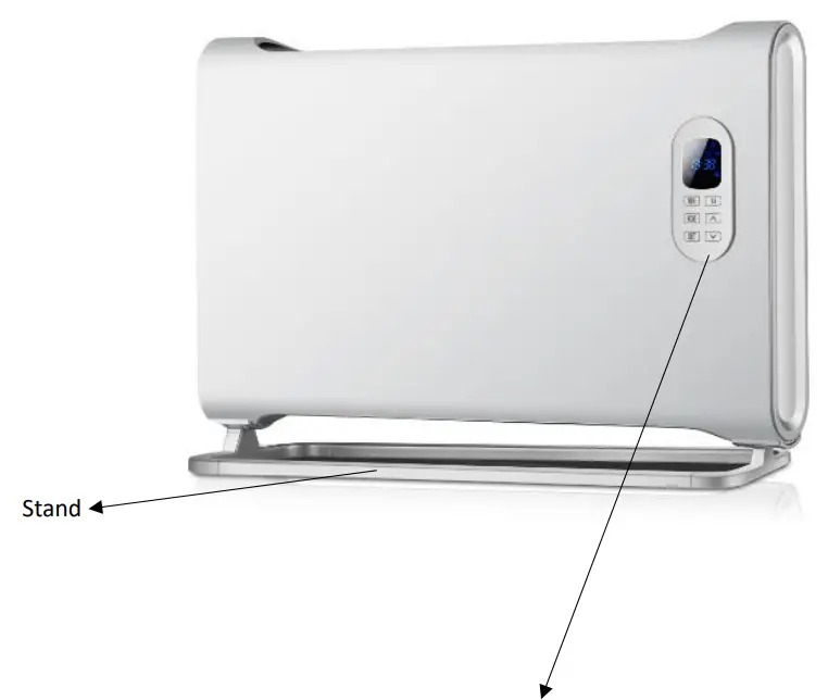 electriQ DPHW1500W 1500W Wall Mountable Designer Panel Heater - FIGURE 3