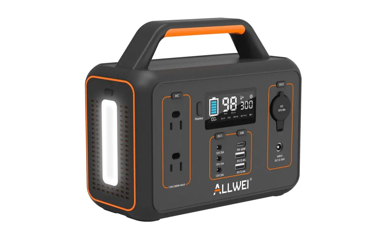 Allwei Sgr-pps300-2 300w Portable Power Station Emergency Power Source User Manual