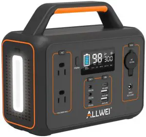 ALLWEI SGR-PPS300-2 300W Portable Power Station Emergency Power Source