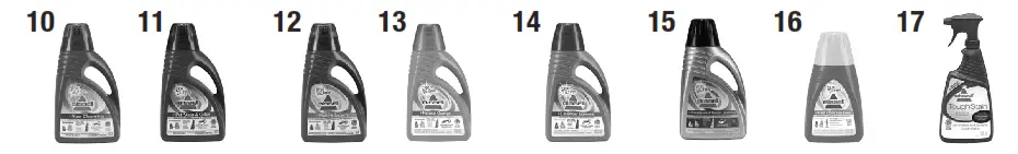 Bissell 1770, 1970, 2080, 2090 Series QuickSteamer User's Guide - Additional Accessories