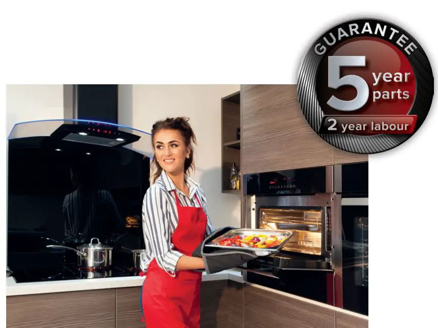 CDA DC741 Built-under & DC941 Built-In Double Oven Instruction Manual - 5 year guarantee