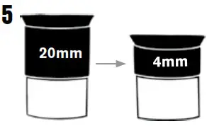 CELESTRON 21037 PowerSeeker 70EQ Telescope - The Moon 5