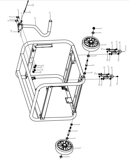 PREDATOR Generator Wheel Kit fig 9
