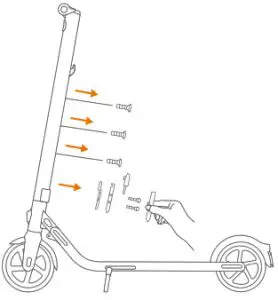 Ninebot KickScooter E45 - M3 screw