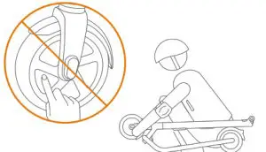 Ninebot KickScooter E45 - hub motor
