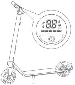Ninebot KickScooter E45 - power level