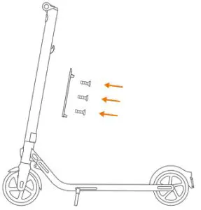 Ninebot KickScooter E45 - rail