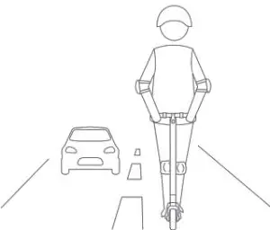 Ninebot KickScooter E45 - road