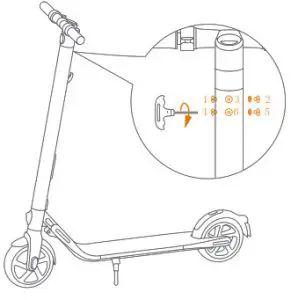 Ninebot KickScooter E45 - six screws