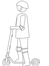 Ninebot KickScooter E45 - start