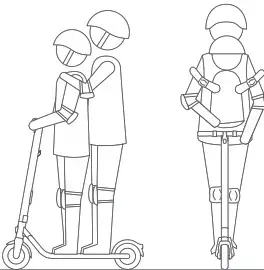 Ninebot KickScooter E45 - two