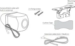 HERTZ HM CAM W01 Wi-Fi camera - PACKAGING CONTENTS