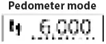 pedometer mode