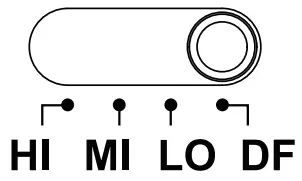 Ccl Electronics C3129A Wireless Lightning Sensor - SENSITIVITY SLIDE SWITCH