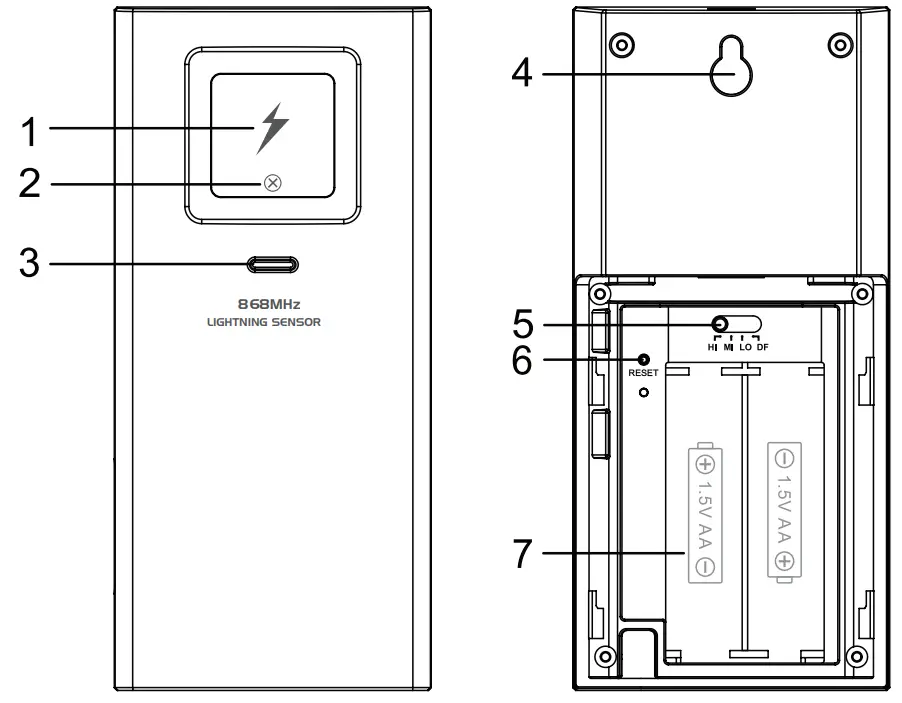 Ccl Electronics C3129A Wireless Lightning Sensor