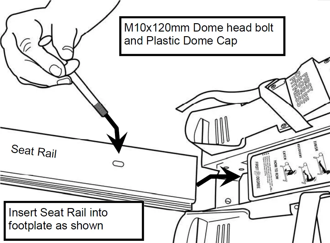 Attaching Seat Rail to Footplate