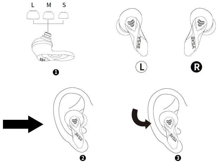 EKSA GT1 Cobra Wireless Gaming Earbuds fig 3