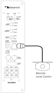 Nakamichi NBX305A 12 Inch Active Subwoofer Box - Remote
