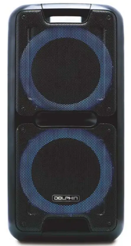 DOLPHIN SP 2100RBT Portable Bluetooth Speaker on wheel with Sound