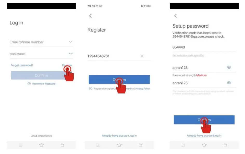 ANRAN B04 Security Camera - app