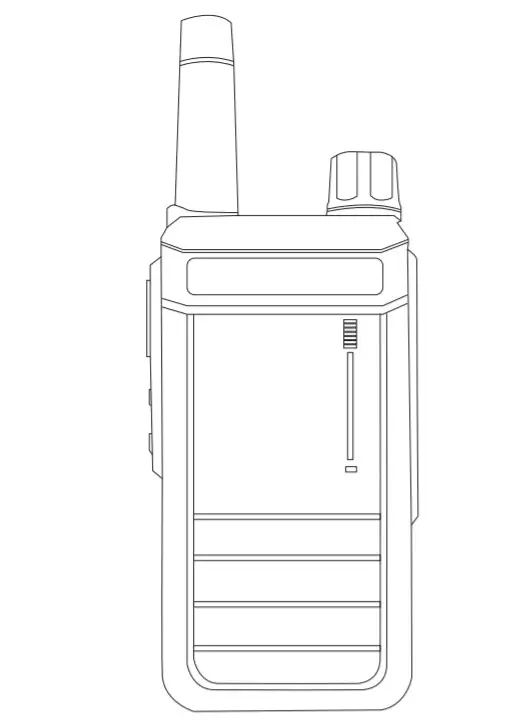 motorola JC 3518 Thinner 2 Way Radio