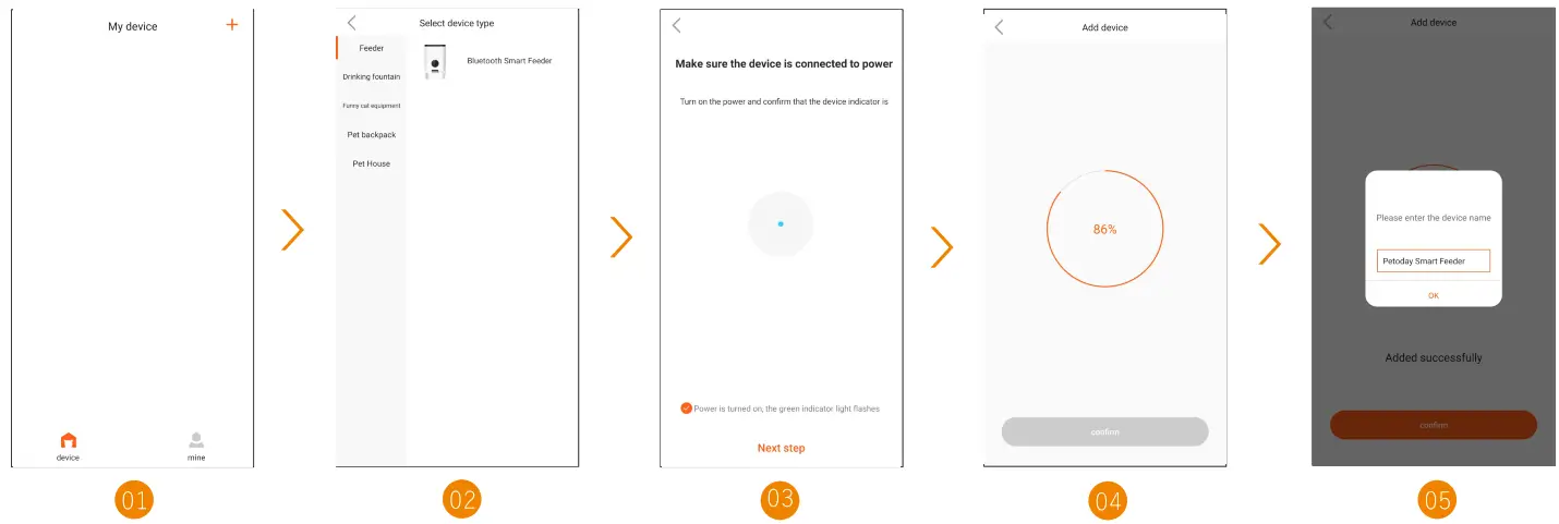 PETODAY PT05 The Smart Dog and Cat Feeder