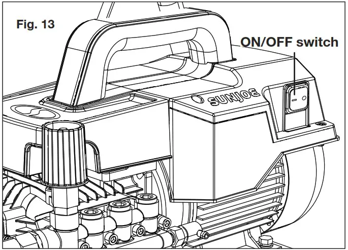 SUNJOE SPX9009 PRO RM Commercial Grade Electric Pressure Washer - Assembly 13