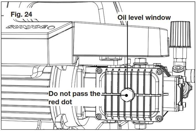 SUNJOE SPX9009 PRO RM Commercial Grade Electric Pressure Washer - Maintenance 3