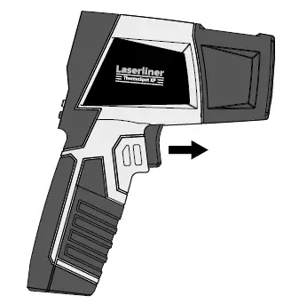 Laserliner 2142038 ThermoSpot XP Thermometer Display fig 10