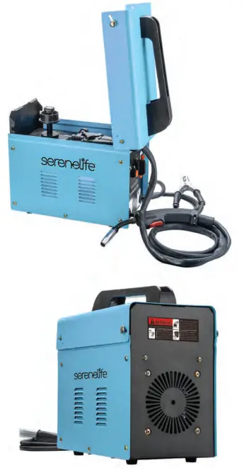 serenelife SLMIGWL135 Portable Digital MIG Welding Machine-fig1