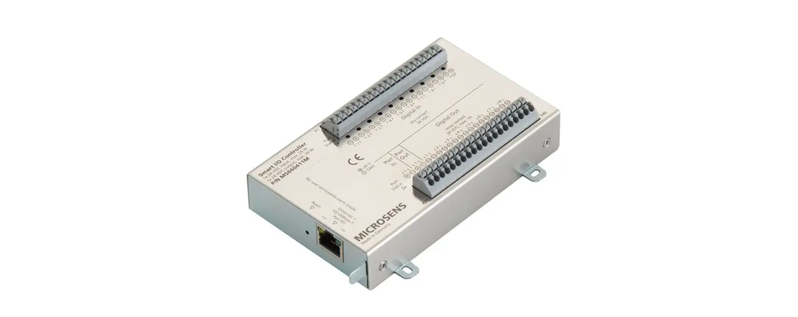 Microsens Smart I-o Controller Integrates Digital Component Into Ip Network User Guide