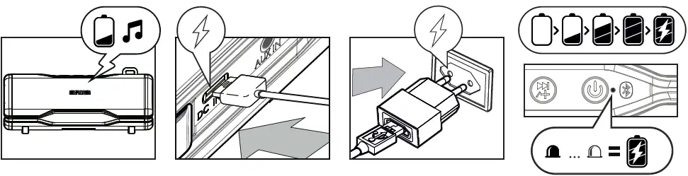 aiwa BST-500 Wireless Speaker 10