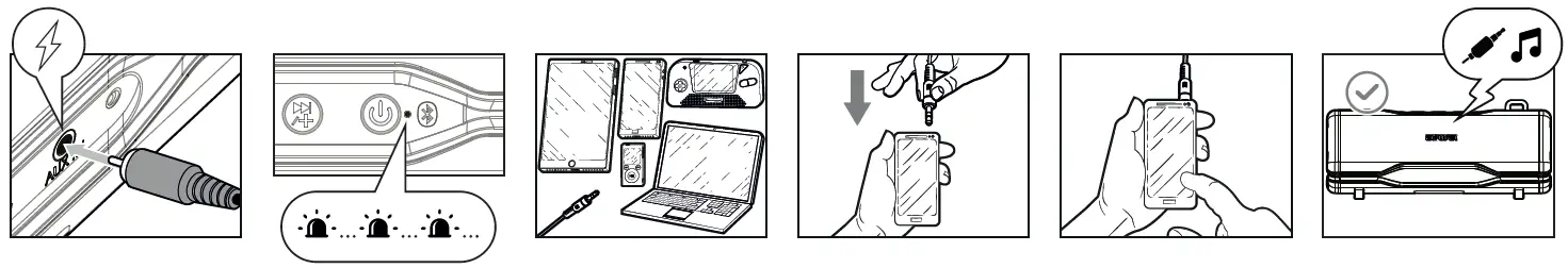 aiwa BST-500 Wireless Speaker 9