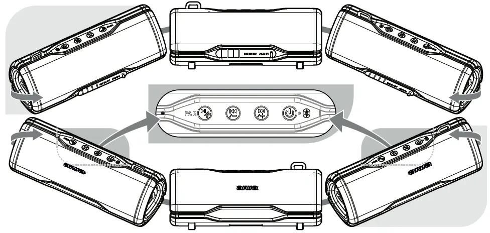 aiwa BST-500 Wireless Speaker fig2