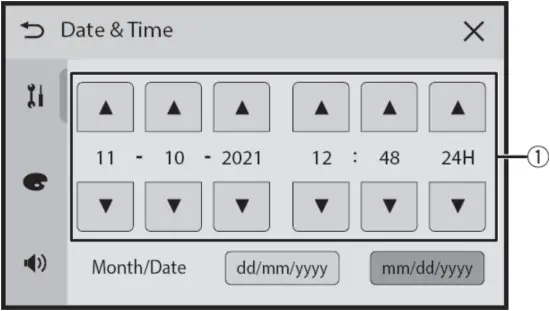 342EX-DMH - Adjusting date and time 5