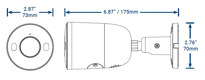 LOREX E893AB Series 4K IP Smart Deterrence Bullet Security Camera 1