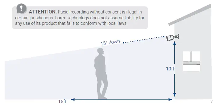 LOREX E893AB Series 4K IP Smart Deterrence Bullet Security Camera 3